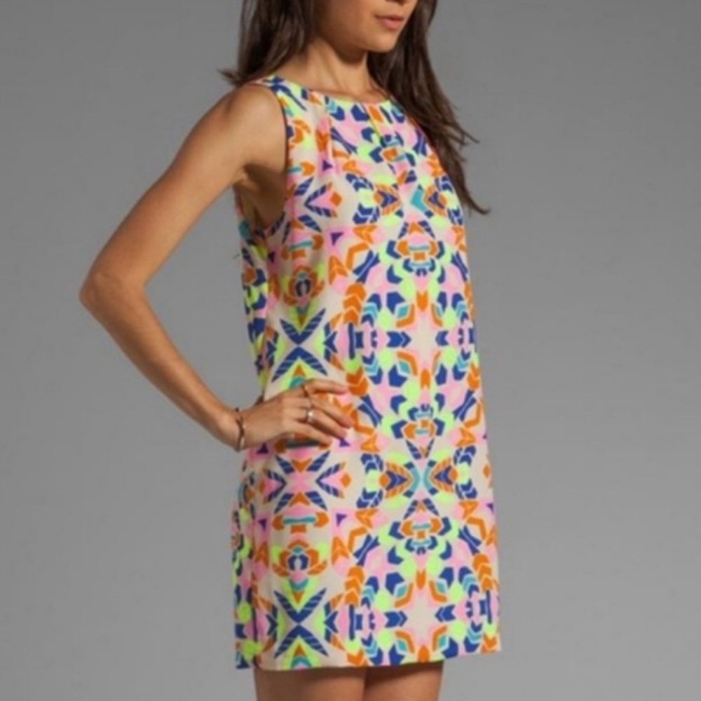 Mara Hoffman Aloha Stone Neon Shift Dress in size 0